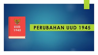 TWK SKD CPNS 2018 'AMANDEMEN UUD 1945 PERTAMA'