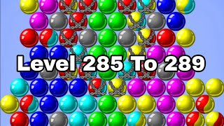 Bubble Shooter Complete Levels 285 To 289 | Bubble Shooter Home Design Game 