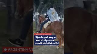 URGENTE | Argentina vs. Inglaterra: El jinete patrio que puso en alto la bandera argentina
