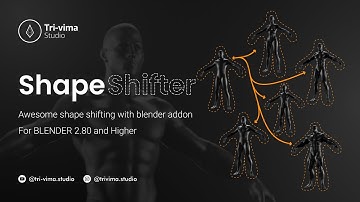 How to Use Shape Shifter Addon with Blender | #blender3d #addon #shapekeys #trivimastudio