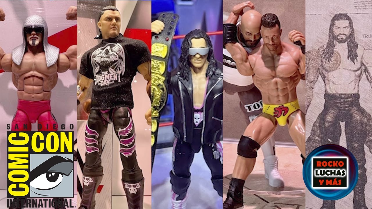 NUEVAS FIGURAS WWE MATTEL EN LA SDCC 2023 - NUEVAS BASICAS - WWE ACTION  FIGURES REVEALS 