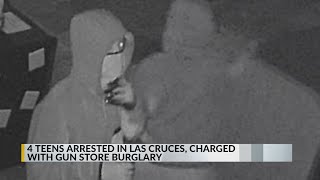 Four teens accused in Las Cruces gun store burglary