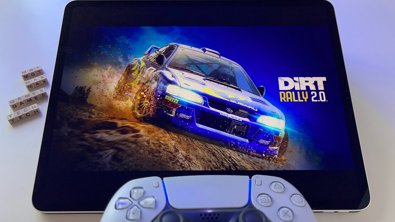 Dirt Rally 2.0 iPad Pro gameplay via PS5 remote play PlayStation 5 - YouTube