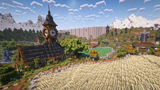 Minecraft: Medieval / Fantasy village (free world download)