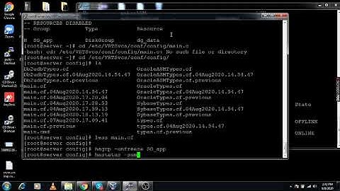 14. (VCS) Veritas Cluster Server Freeze and Unfreeze