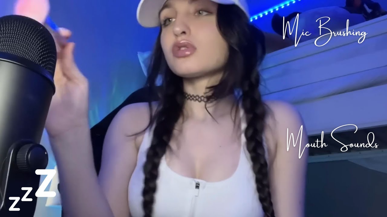 Beebee ASMR Mic Brushing | Mouth Sounds, Personal Attention, Face Brushing, Camera Brushing