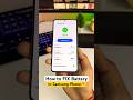 How to FIX Battery Drain in Samsung Phone | Enable 5 Setting