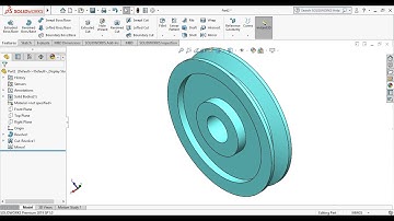 Solidworks tutorial for beginners | Exercise 03 |  Pulley Wheel