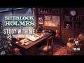 Study Like a Detective | 3-Hour Sherlock Holmes | Pomodoro (50/10)