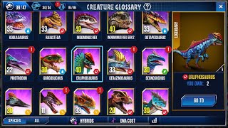 ERLIPHOSAURUS CODE 19 - JURASSIC WORLD THE GAME