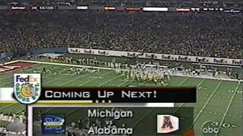 2000 Orange Bowl: Michigan 35 Alabama 34 (PART 1)