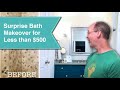 Surprise Bathroom Makeover for Under $500