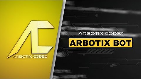 ARBOTIX BOT CODE WITH SLASHCOMMADS 😈 | ARBOTIX CODEZ