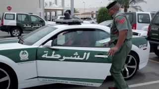 DUBAI POLICE CAMARO SS ON PATROL