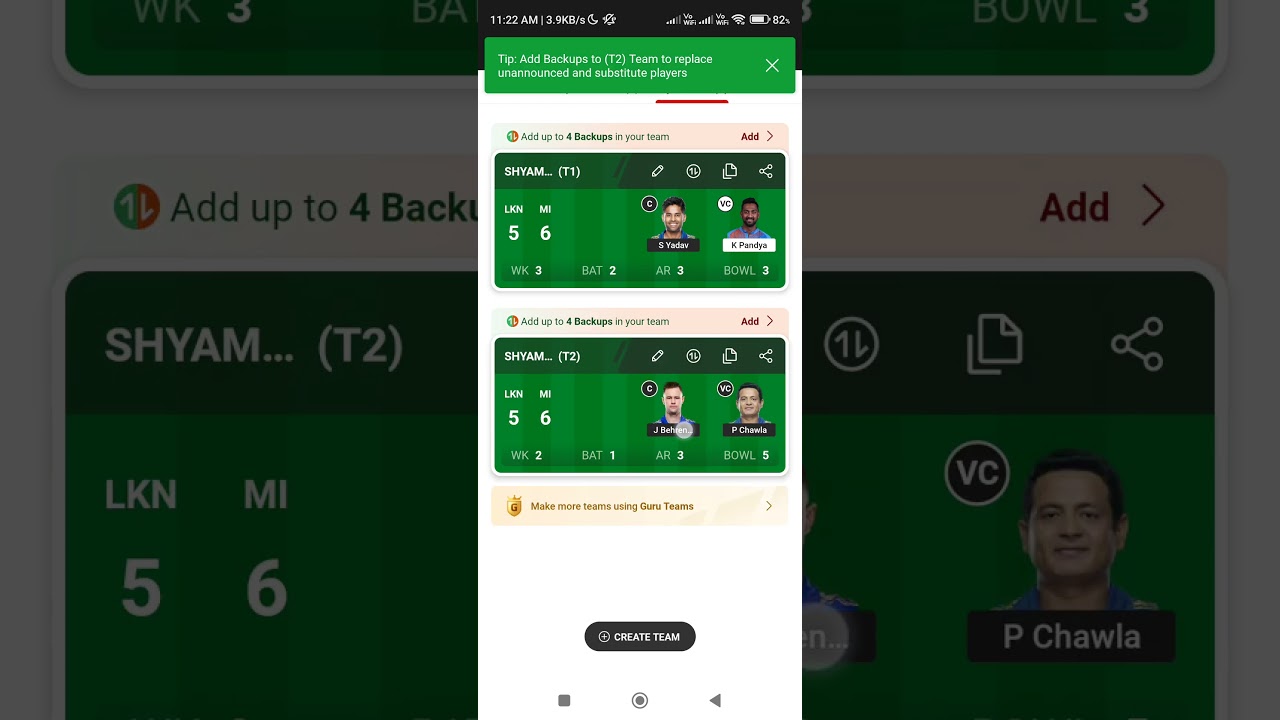 MI vs LSG important tips today match 