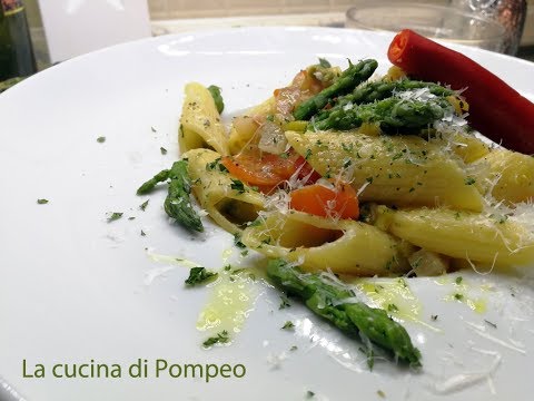 PENNE ASPARAGI E GUANCIALE