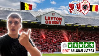 Crazy Royal Antwerp Ultras Put On A Show In London Leyton Orient 2-1 Royal Antwerp Vlog