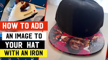 How to Add an Image to the Brim of Your SnapBack Hat with an Iron #hiphop #snapbackhats #customhats