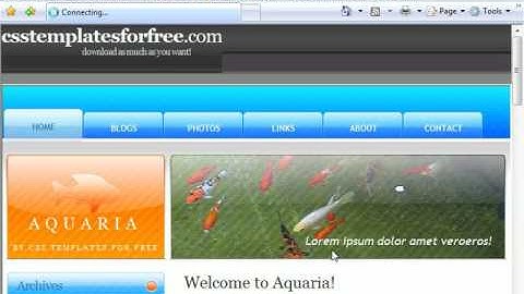 Copy of creating first asp.net website from css templates tutorial 1