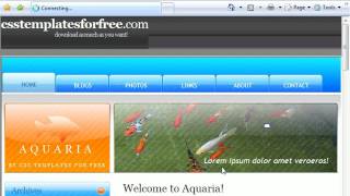 Copy of creating first asp.net website from css templates tutorial 1