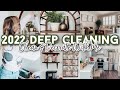 2022 DEEP CLEANING & DECORATE WITH ME | DEEP CLEANING MOTIVATION 2022 | HOUSE CLEANING + DECORATING