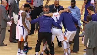 Devin Booker injury vs Raptors|NBA