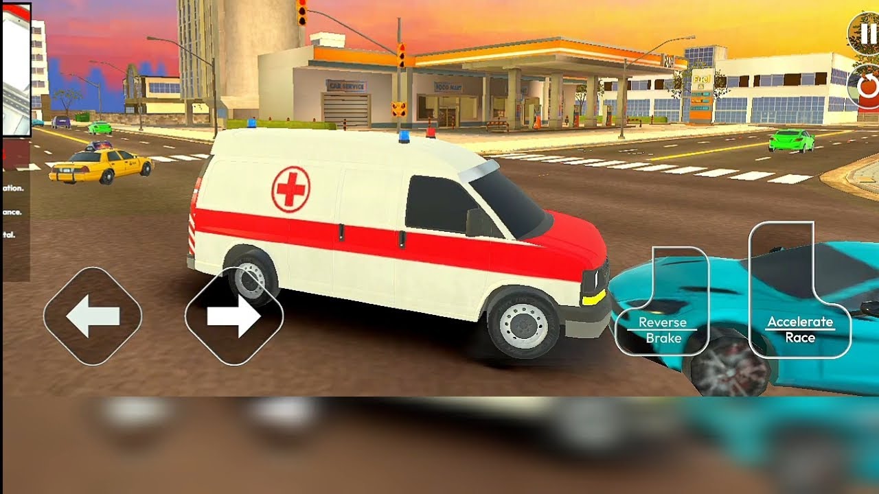 Ambulance Rescue Simulator Game Gameplay Video 🚑🎮 To Car Accident Rescue Gameplay 🎮 Mission Complete