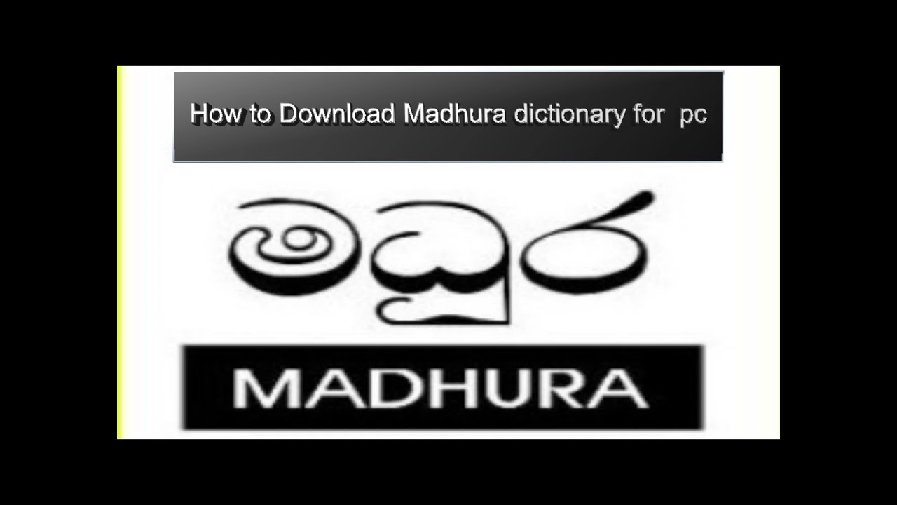 madhura sinhala font download