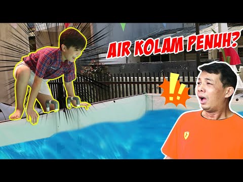 AIR KOLAM RENANG PENUH ?? BERENANG DEH... | Vlog & Drama Lucu | CnX Adventurers