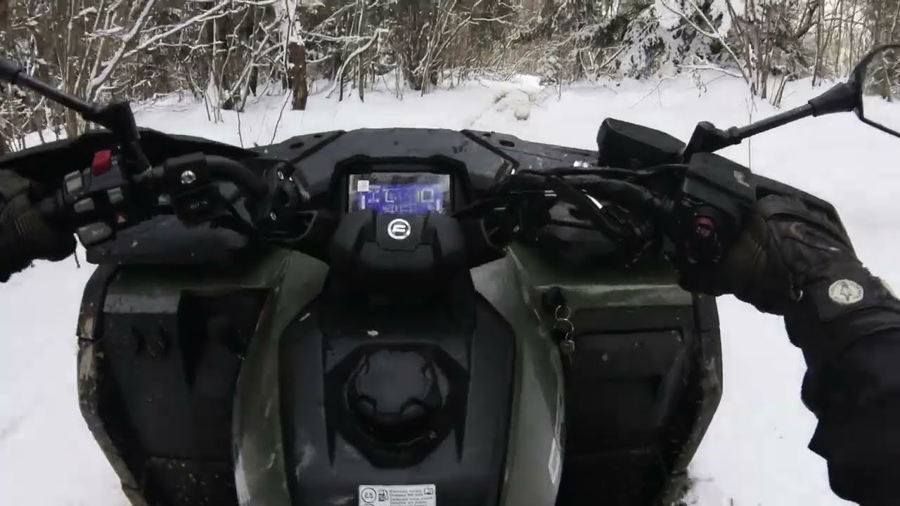 CForce 625 2025 Touring Winter Ride Hunter green