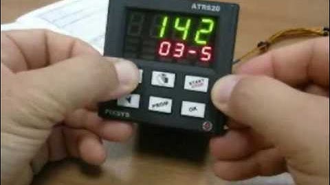 PIXSYS ATR621, ATR620 programmazione ciclo di lavoro - working cycle on process controller [SUB ENG]