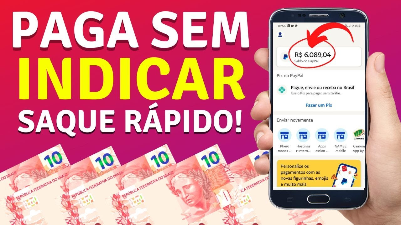 SAQUE RÁPIDO – APP PAGANDO SEM INDICAÇÃO | APLICATIVO PAGANDO NO PAYPAL ATUALIZADO