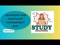 "Master Java Constructors & Overloading | Complete Guide for Beginners"