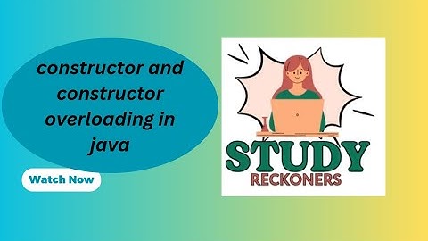 "Master Java Constructors & Overloading | Complete Guide for Beginners"