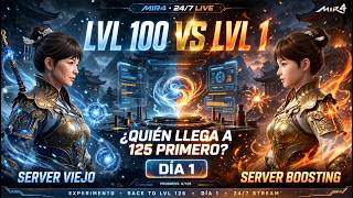 Test Experimento Tao Server Viejo Lvl 100 Vs Tao Server Boosting Lvl 1 - 24:7 Dia-1