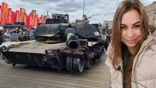 NATO Leopard and Abrams tanks in Moscow. Detailed OVERVIEW of trophy vehicles at Poklonnaya Gora