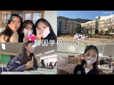 [韓国vlog]韓国JKの日常🇰🇷韓国の学校生活🏫