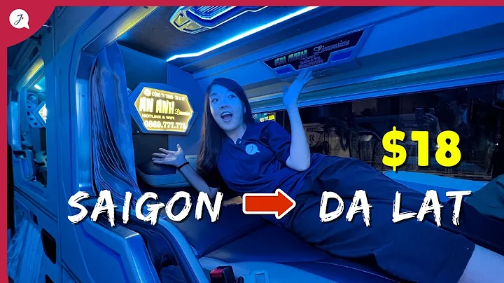 Vietnam VIP Sleeper Bus! 5 Hours from Saigon to Da...