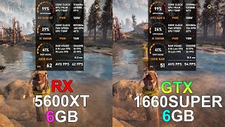 RX 5600 XT vs GTX 1660 SUPER - Test in 10 Games (tested in 2023)