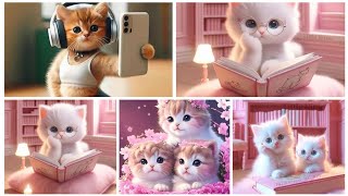 Lovely cats!!! cat animation video!!!!!Animation Land!!!!