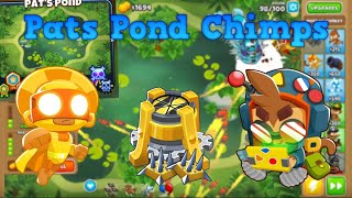 BTD6 - Pats Pond Chimps Black Border (Patch 23.1) (Written Guide In Description)