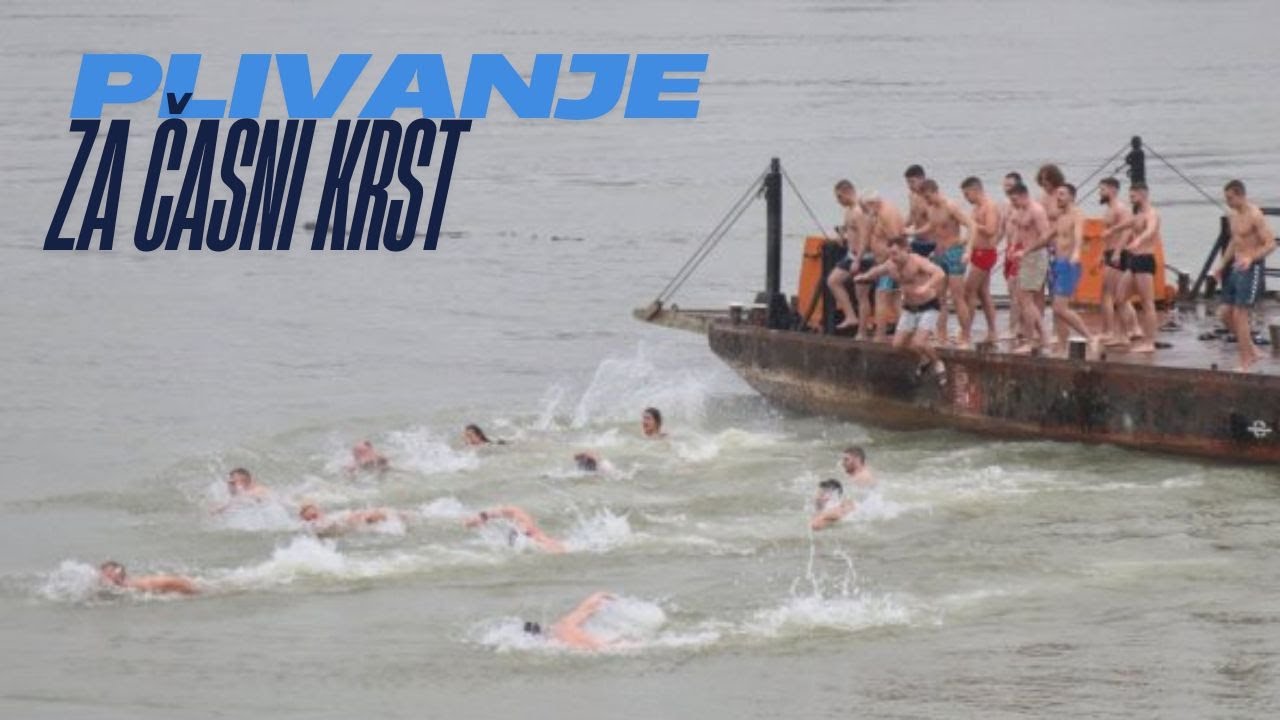 Plivanje za Krst časni u Beogradu - Bogojavljenje