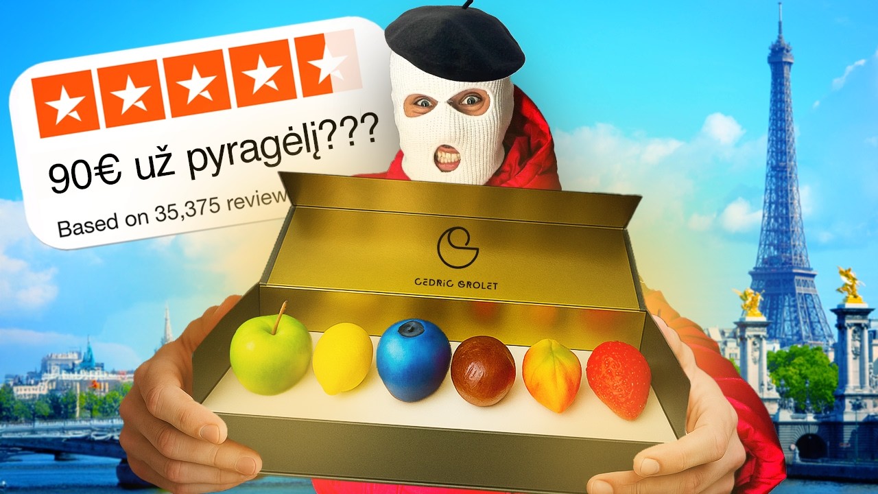 Važiavau į Prancūziją Paragauti Brangiausių Paryžiaus Desertų!