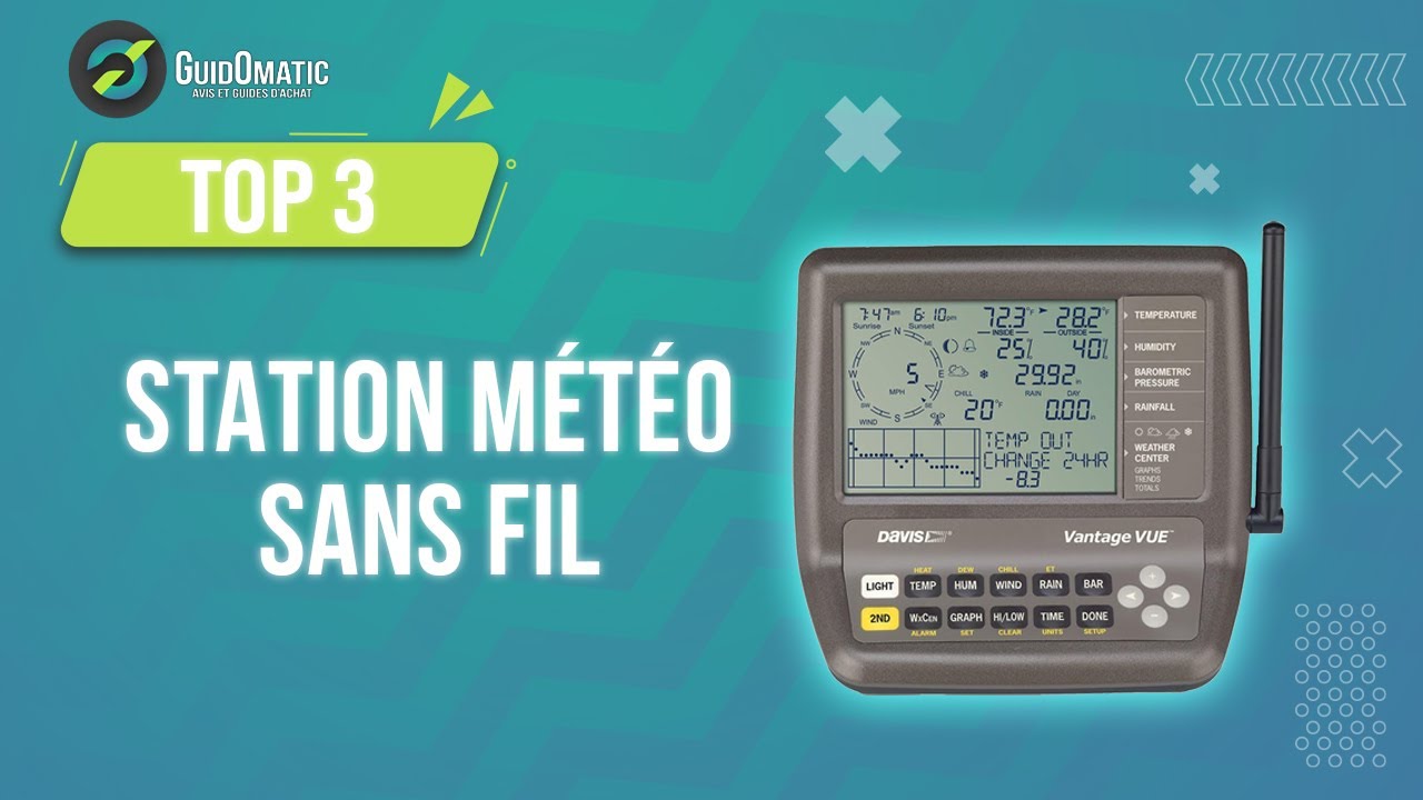 Top 20 des meilleures stations météo connectées en 2023