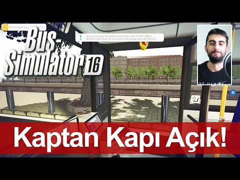 Bus Simulator 16 - Kapısı Açık Giden Otobüsün Sonu! + Logitech DFGT Ayarları (#6 Türkçe)