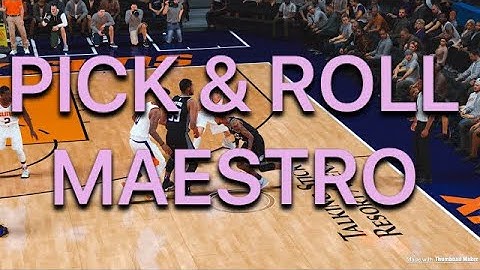 NBA 2K18 HOW TO EASILY GET THE PICK AND ROLL MAESTRO BADGE