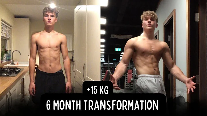 INSANE 6 month Skinny to Muscular body transformat...