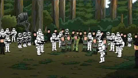 Star Wars Family Guy Its A Trap(Battle On Endor Part 1)😂😂