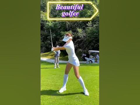Aksi Pemain Golf Wanita - YouTube