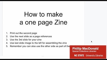 Zine Creation with Special Collections